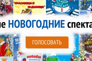 Голосование за лучший новогодний спектакль Каменска-Уральского будет остановлено 13 января